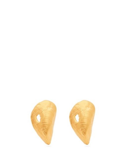ALIGHIERI The Creator 24kt gold-plated earrings