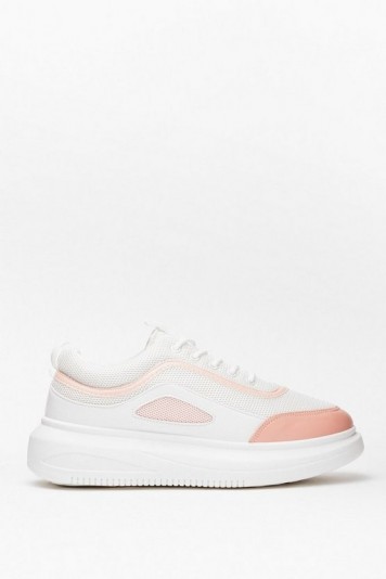 The Right Direction Two-Tone Chunky Trainers – nasty gal footwear