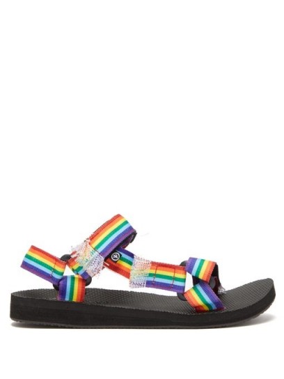 ARIZONA LOVE Trekky rainbow Velcro-strap sandals