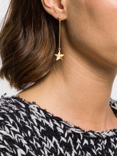 TRUE ROCKS star drop earring – single earrings - flipped