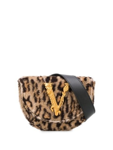 VERSACE Virtus leopard-print belt bag / luxe bum bags