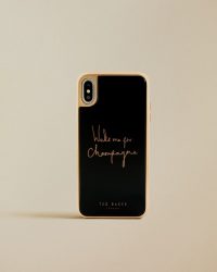 TED BAKER BUBELLE Wake me for Champagne iPhone XS Max case