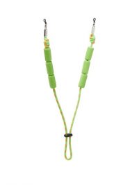 LOEWE PAULA’S IBIZA Adjustable braided cord sunglasses strap in green / bright summer eyewear straps