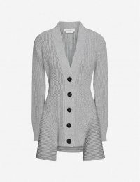 ALEXANDER MCQUEEN V-neck wool and cashmere-blend cardigan