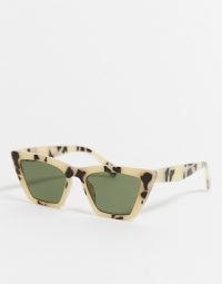 & Other Stories cat eye sunglasses in milky tortoiseshell | retro specs