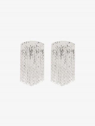 Anissa Kermiche Silver-Plated Fil D’Argent Earrings / glamorous tasseled drops - flipped