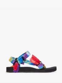 Arizona Love Multicoloured Bandana Knotted Flat Sandals