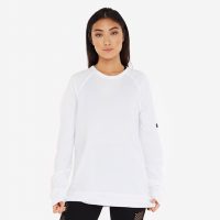 base california womens sweatshirt – white White Find freedom in our lightweight do Base California Women’s Sweatshirt, made with super-soft 100% Pima cotton designed in a contemporary relaxed style for everyday comfort.