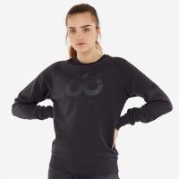 From Do Sport Live – icon womens sweatshirt in washed black