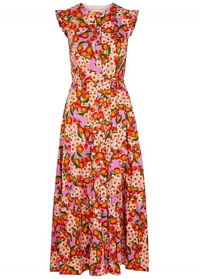BORGO DE NOR Gabrielle floral-print cotton dress