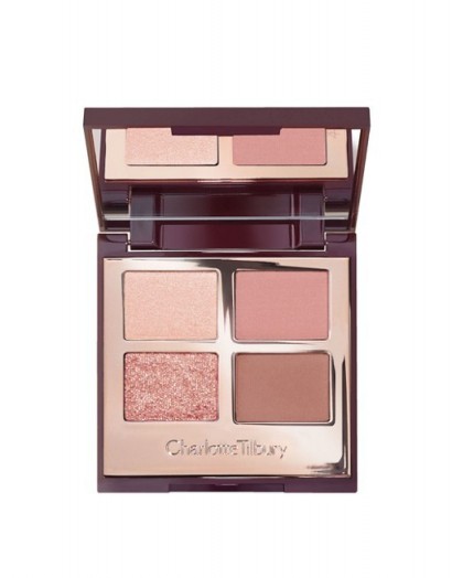 Charlotte Tilbury Pillow Talk Luxury Eye Shadow Palette ~ mixed matte, satin and shimmer eyeshadow palettes