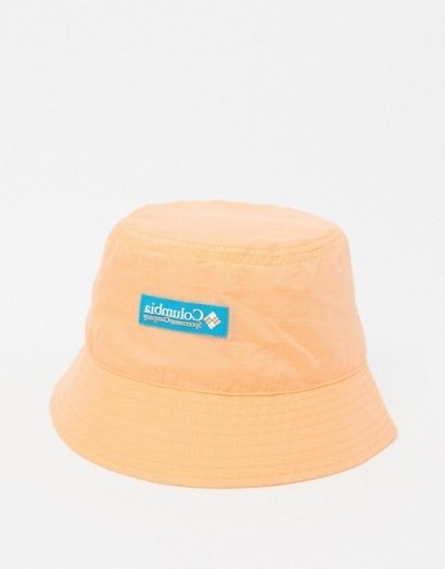 Columbia Roatan Drifter II reversible bucket hat in orange / hats - flipped