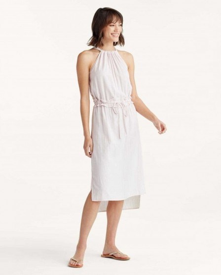 SPLENDID Falmouth Dress Oechid Tint | effortless summer style fashion | hi-low hemline - flipped