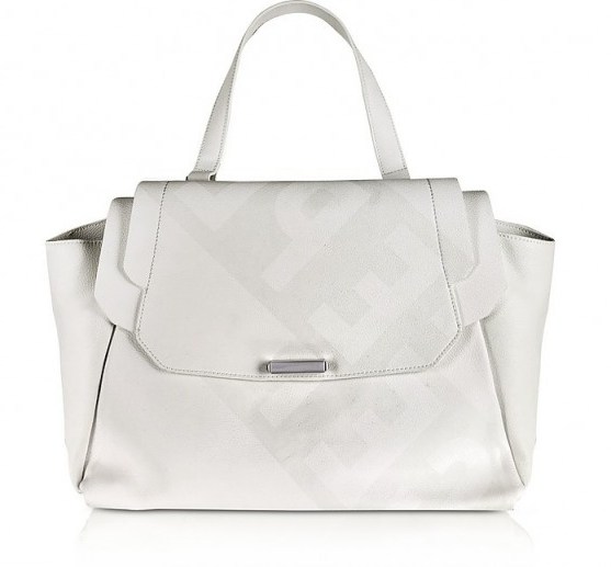 ICE PLAY White Top Handle Satchel Bag – luxury handbags and accessories from Forzieri - flipped