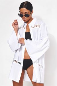The Fashion Bible LIMITED EDITION WHITE OVERSIZED BEACH SHIRT | chic cover up