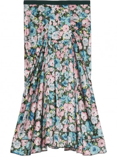 Marc Jacobs The 40’s floral-print silk skirt / pleat detail skirts - flipped