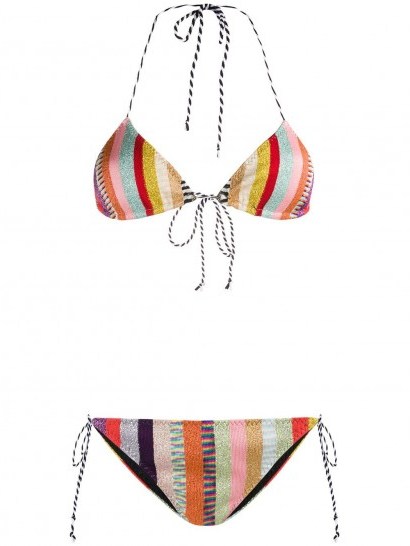 MISSONI MARE striped bikini set ~ multicoloured bikinis - flipped