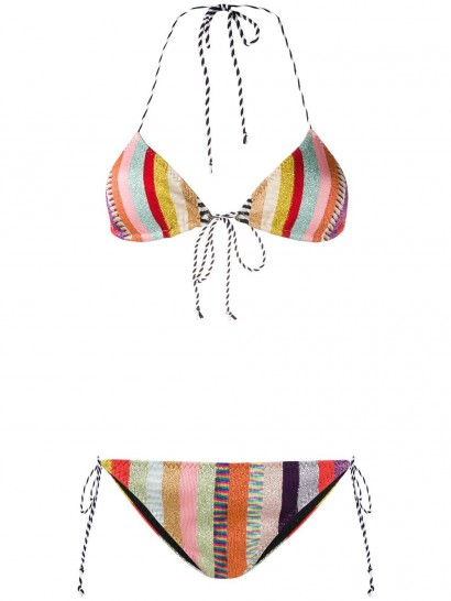 MISSONI MARE striped bikini set ~ multicoloured bikinis