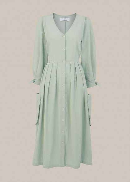 WHISTLES x LF MARKEY ORLANDO DRESS PALE BLUE ~ summer dresses