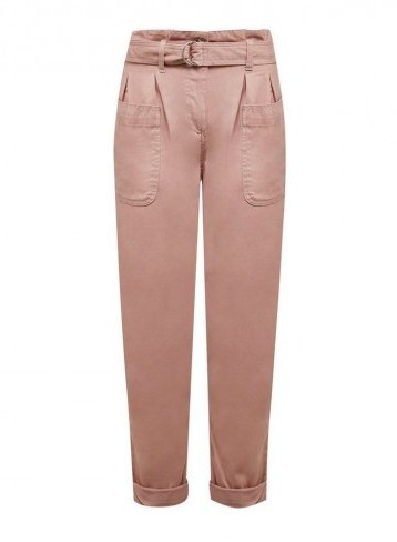 MISS SELFRIDGE PETITE Pink Eco Trousers - flipped