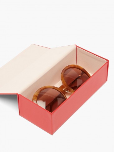 FENDI Round tortoiseshell-acetate sunglasses | designer eyewear