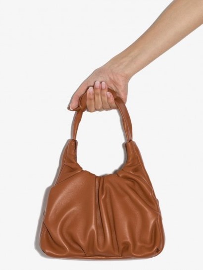 STAUD Palm shoulder bag ~ small knot handle handbag - flipped