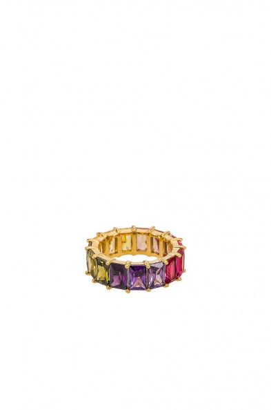 The M Jewelers NY The Rainbow Ring / colored cubic zirconia stone rings