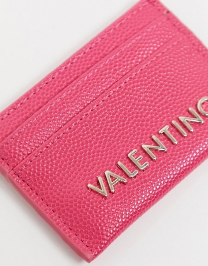 Valentino by Mario Valentino Exclusive card holder in pink