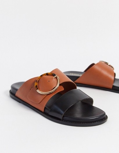 Vero Moda colourblock flat sandals