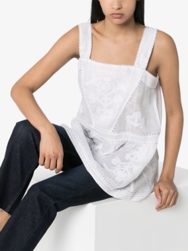 VITA KIN Daisy embroidered top ~ cool and feminine summer tops