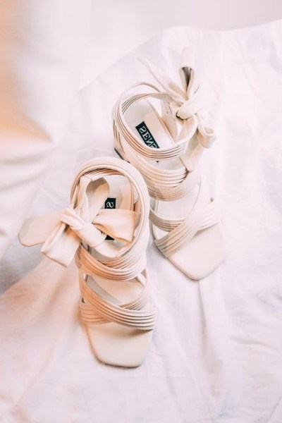 White Leather Sandals - flipped