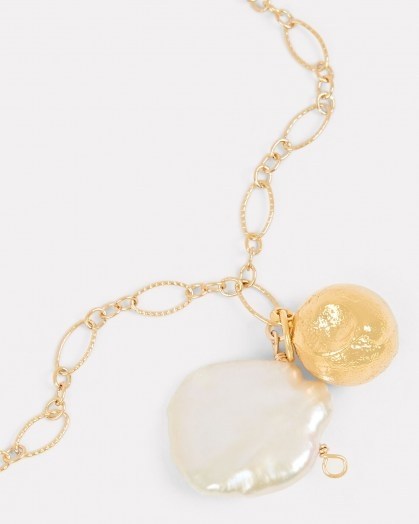 ALIGHIERI Moon Fever Chain-Link Bracelet | bracelets | freshwater pearls | charms - flipped