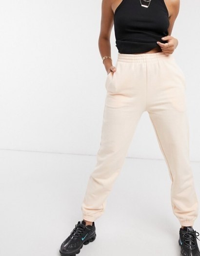 ASOS 4505 icon oversized jogger washed peach ~ cuffed joggers - flipped