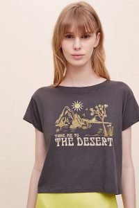 Girl Dangerous Take Me To The Desert Tee / black short sleeve slogan t-shirts