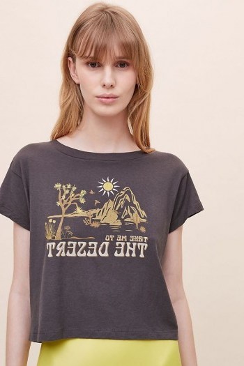Girl Dangerous Take Me To The Desert Tee / black short sleeve slogan t-shirts - flipped