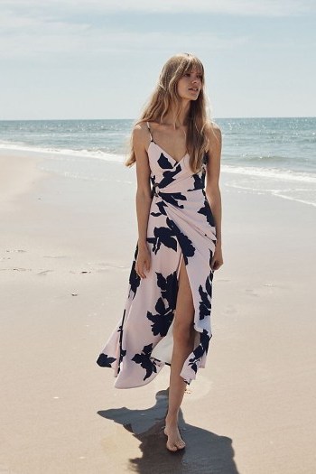 Hutch Celina Wrap Maxi Dress / effortless summer style - flipped