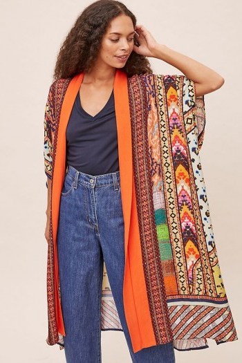 Bl-nk Loviana Duster Kimono / multi print kimonos - flipped