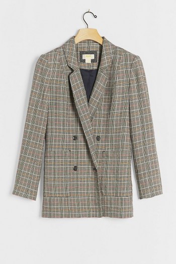 Maeve Jayde Oversized Blazer ~ wardrobe essentials ~ contemporary classics ~ checked jackets