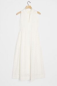 Maeve Jessie Tiered Maxi Dress Ivory / sleeveless summer dresses