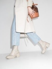 Chloé Betty 70mm Rain Boots / designer chunky ankle wellies