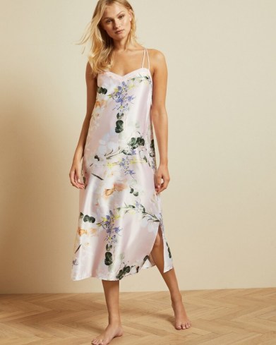 TED BAKER FLAURA Elegant strappy midi nightgown ~ strappy nightgowns ~ slip style nighties