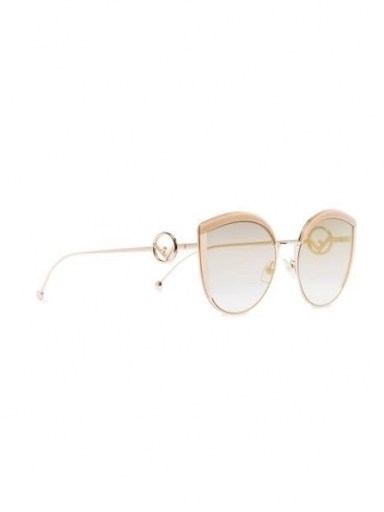 Fendi Eyewear F is Fendi cat-eye sunglasses | glamorous eyewear - flipped