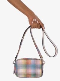 GANNI colour-block crossbody bag ~ multicoloured leather bags