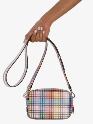 GANNI colour-block crossbody bag ~ multicoloured leather bags - flipped