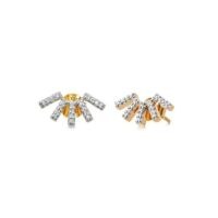 MISSOMA gold pave sunshine studs / small stud earrings