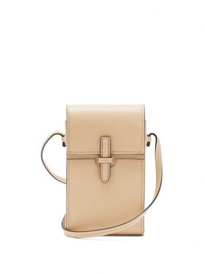 HUNTING SEASON Mini leather cross-body bag ~ small luxe crossbody ~ petite beige bags