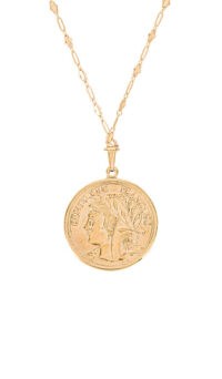 MIRANDA FRYE Harlow Chain & Paris Charm | French look disc pendants | coins | coin pendant necklaces