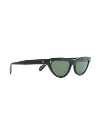 Emily Ratajkowski black vintage look sunglasses, Oliver Peoples Zasia cat eye, out in New York, 24 July 2020 | celebrity street style eyewear