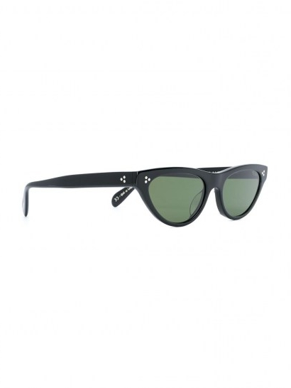 Emily Ratajkowski black vintage look sunglasses, Oliver Peoples Zasia cat eye, out in New York, 24 July 2020 | celebrity street style eyewear