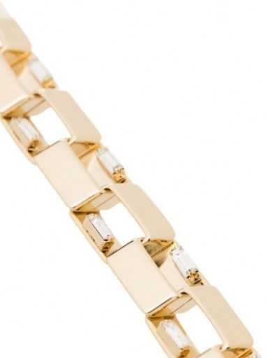Rosantica gold-tone square-link bracelet / contemporary crystal bracelets